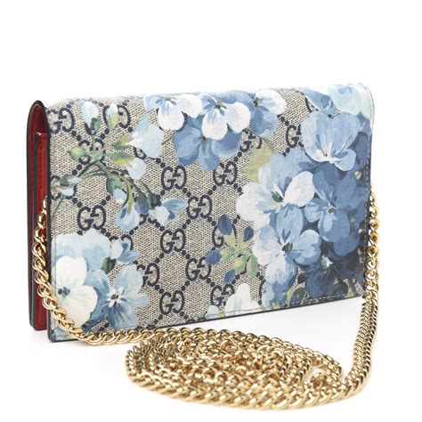 gucci supreme monogram blooms chain wallet|Gucci wallet nordstrom.